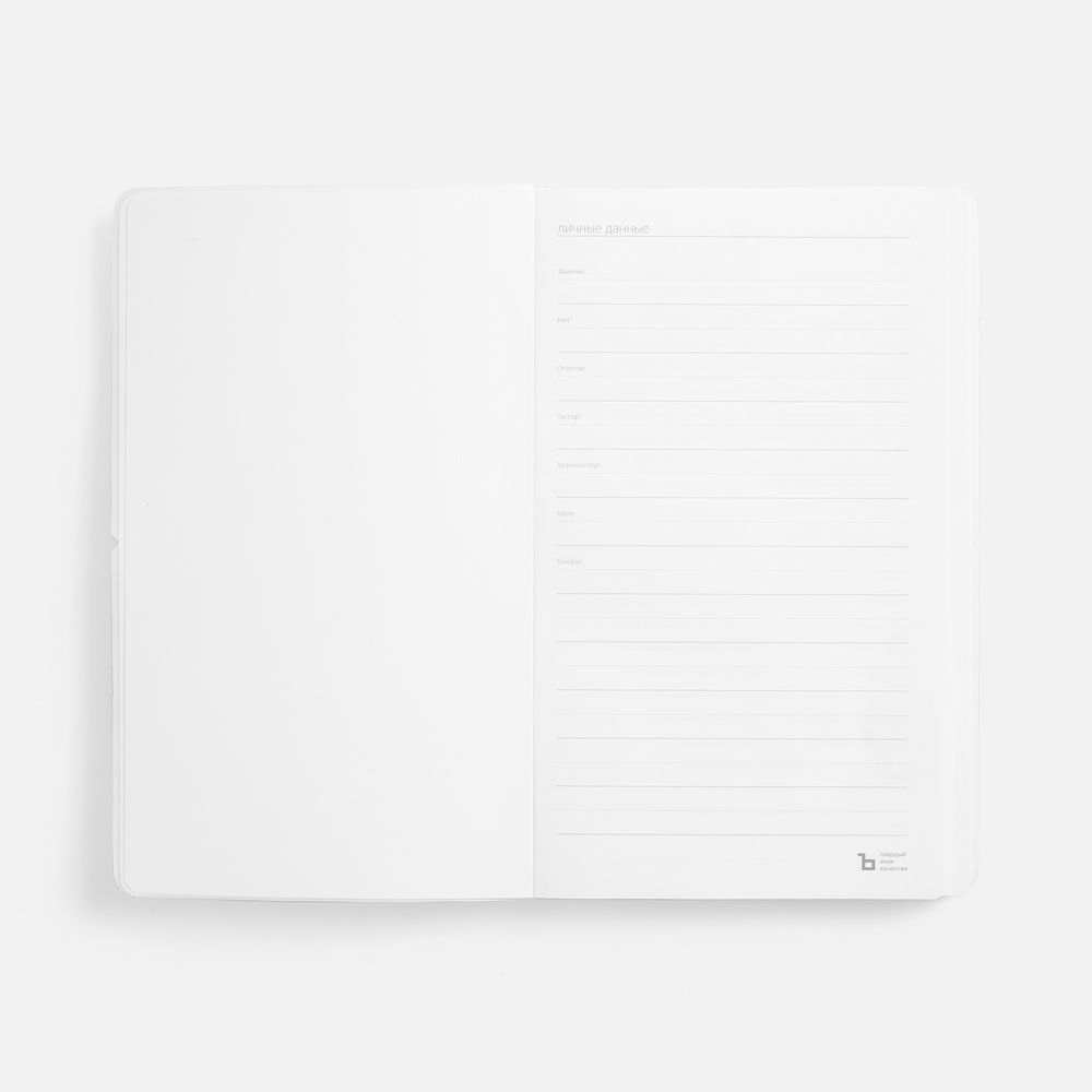 Ежедневник Waltz, недатированный, синий / Миниатюра WWW (1000)