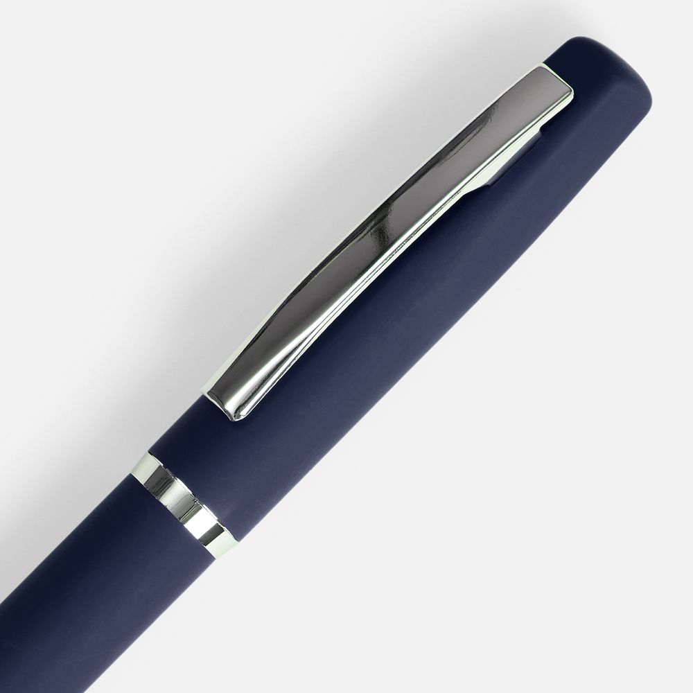 Ручка шариковая Bolt Soft Touch, синяя / Миниатюра WWW (1000)