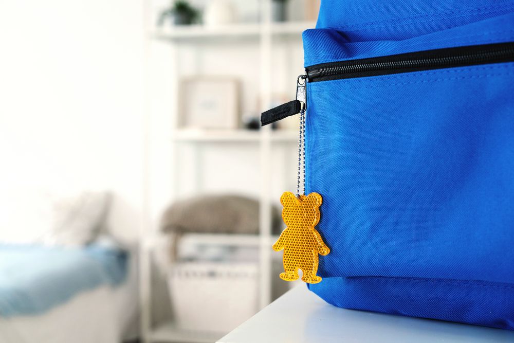 Пешеходный светоотражатель «Мишка», оранжевый / Миниатюра WWW (1000)