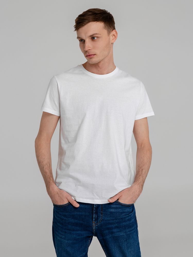 Футболка мужская Regent Fit 150, белая / Миниатюра WWW (1000)