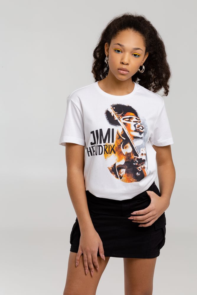 Футболка «Меламед. Jimi Hendrix», белая / Миниатюра WWW (1000)