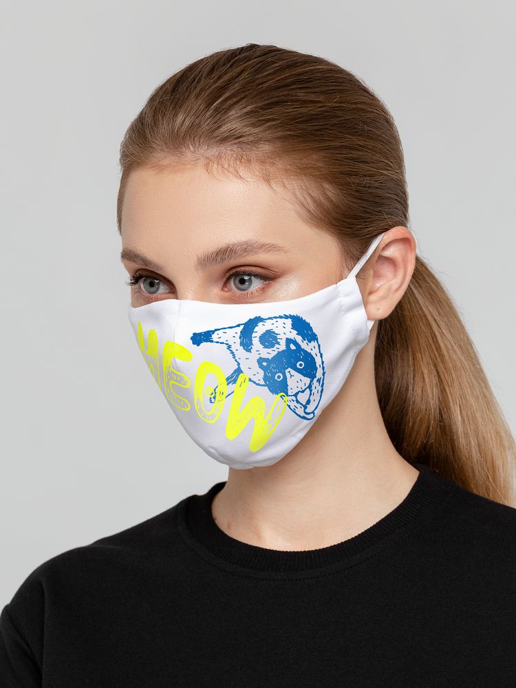 Набор масок для лица с термонаклейками Crazy World / Миниатюра WWW (1000)