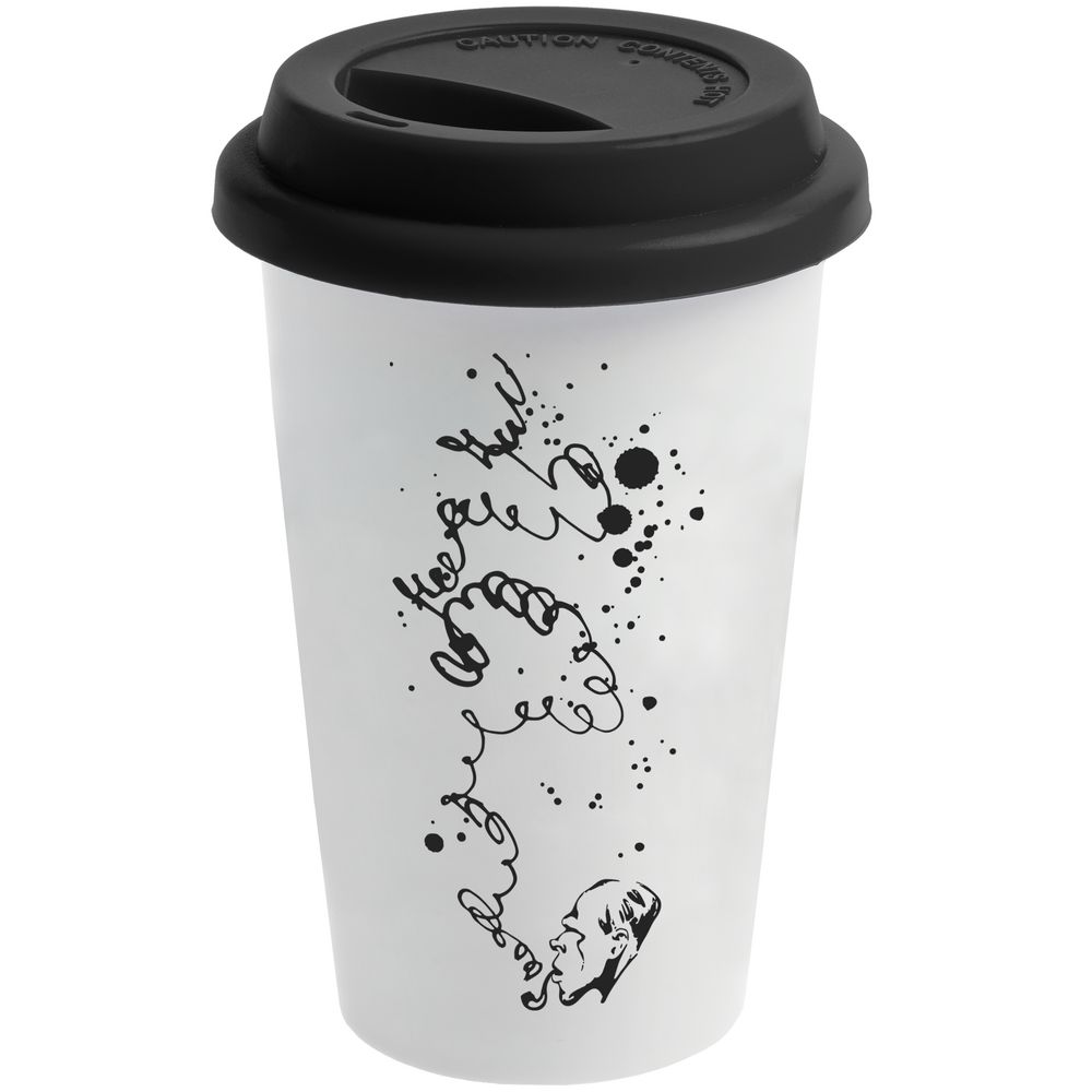 Кружка «Ветер дунул», черная / Миниатюра WWW (1000)