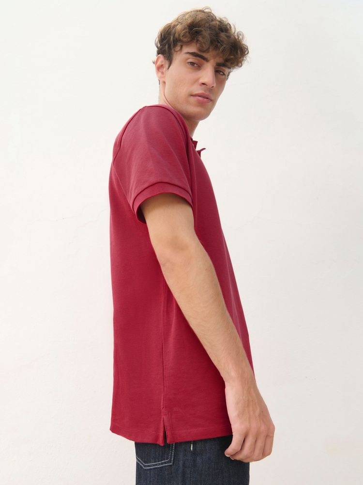 Рубашка поло унисекс Pacific, розовая (лососевая) / Миниатюра модельного (1000)