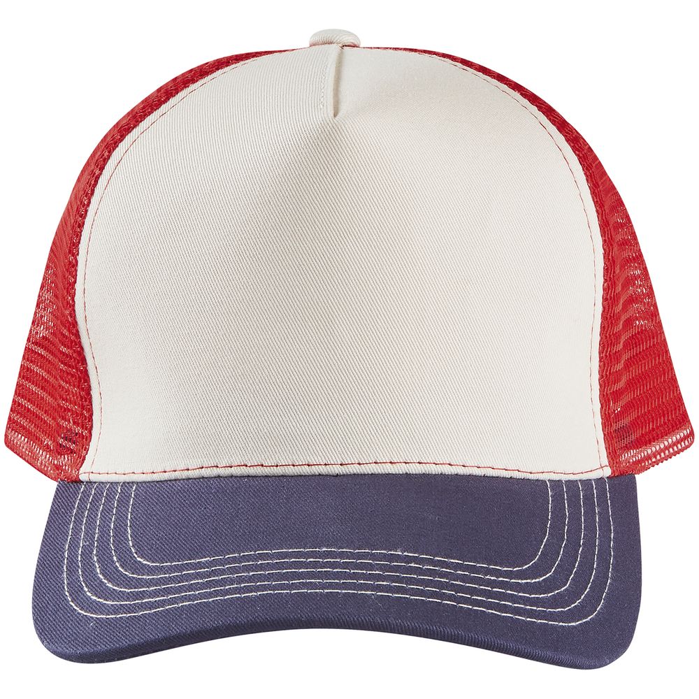 Бейсболка Blink, молочная с красным / Миниатюра WWW (1000)