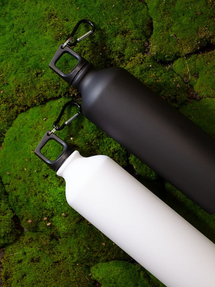 Бутылка для воды Al, белая / Миниатюра WWW (1000)