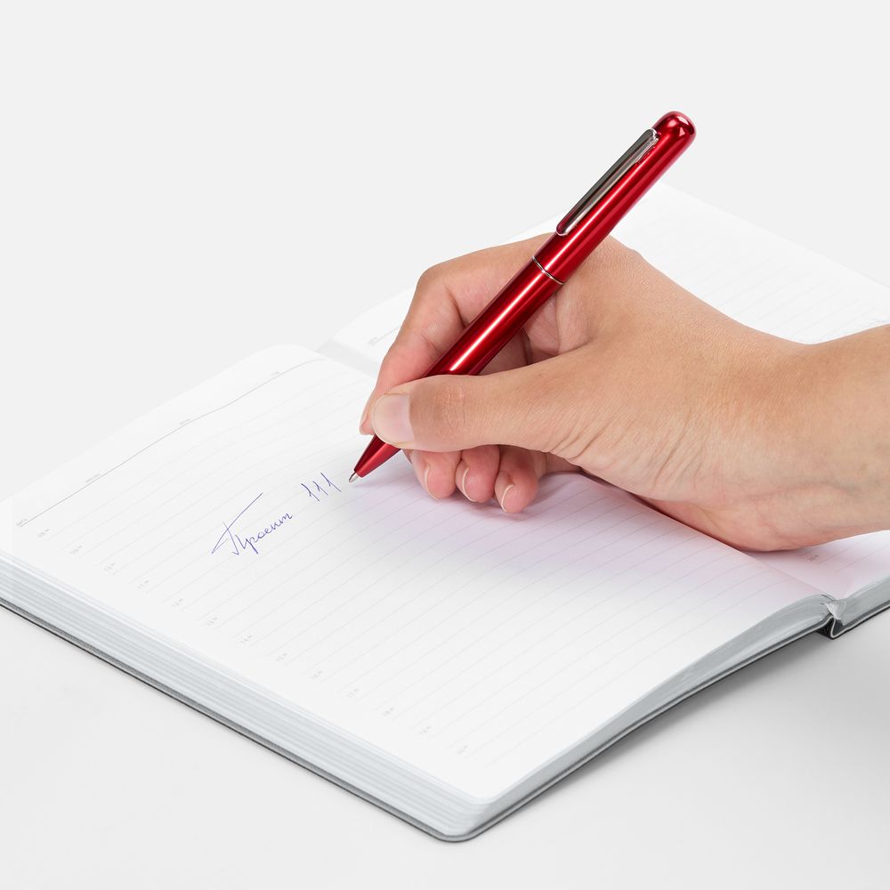 Ручка шариковая Scribo, красная / Миниатюра WWW (1000)