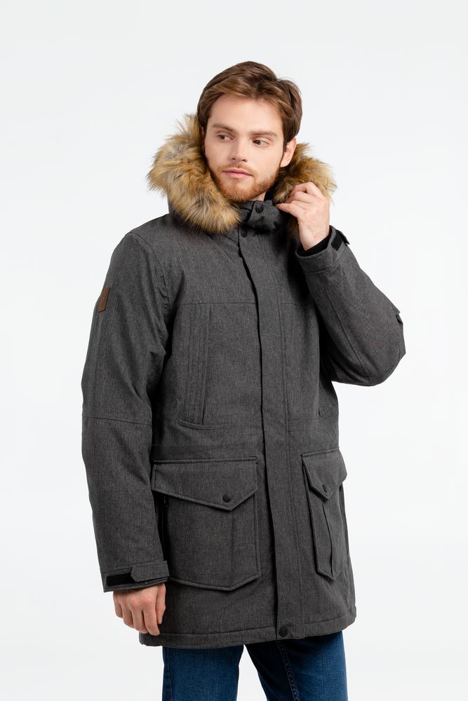 Парка мужская Explorer, серый меланж / Миниатюра WWW (1000)