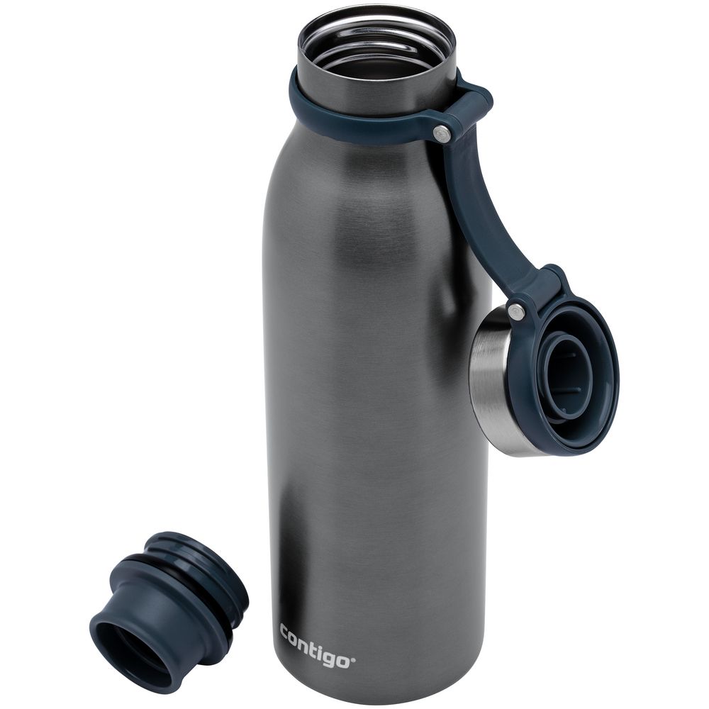 Термобутылка Matterhorn, вакуумная, серо-стальная / Миниатюра WWW (1000)