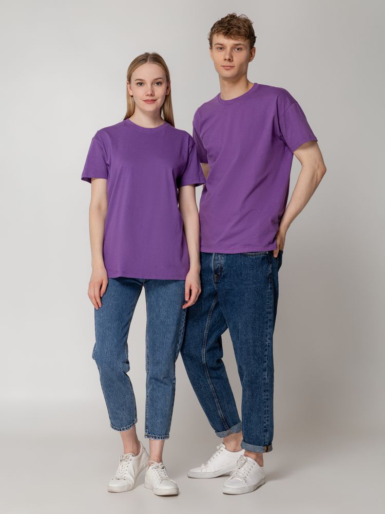 Футболка унисекс Regent 150, фиолетовая / Миниатюра WWW (1000)