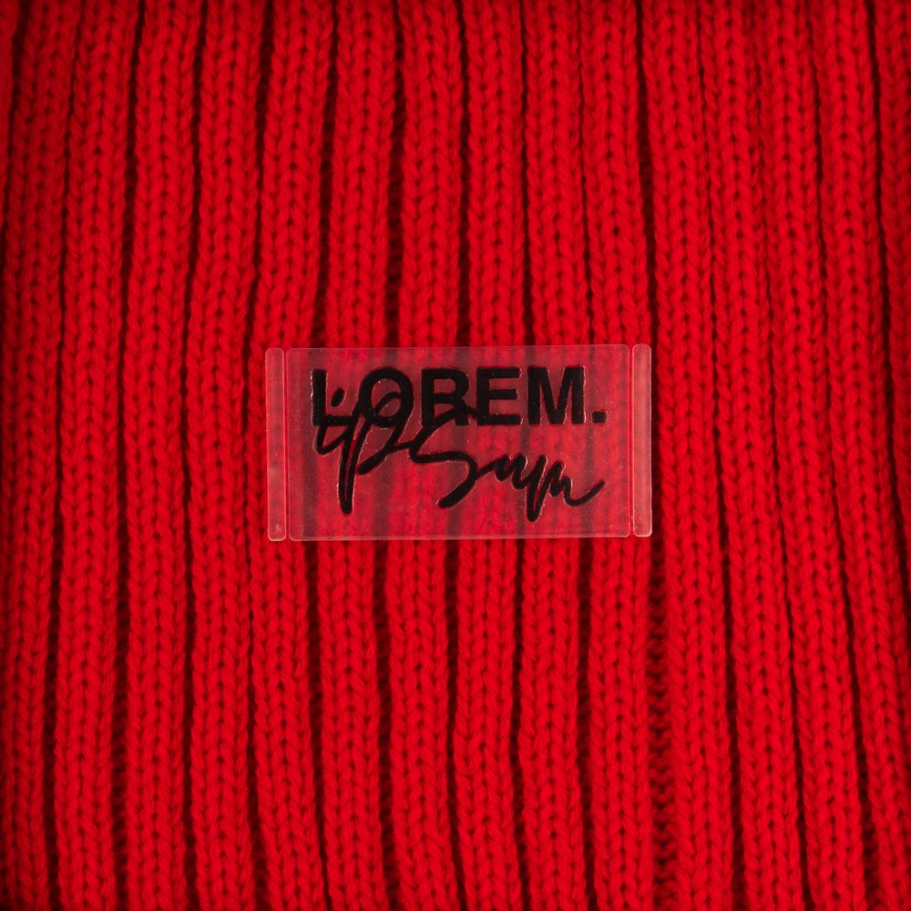 Лейбл из ПВХ Dzeta, S, прозрачный / Миниатюра WWW (1000)