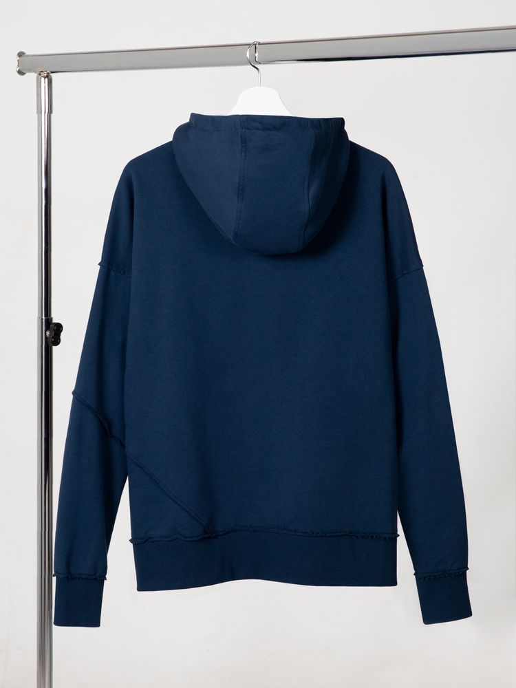 Худи унисекс Vozduh 2.0, темно-синее / Миниатюра WWW (1000)