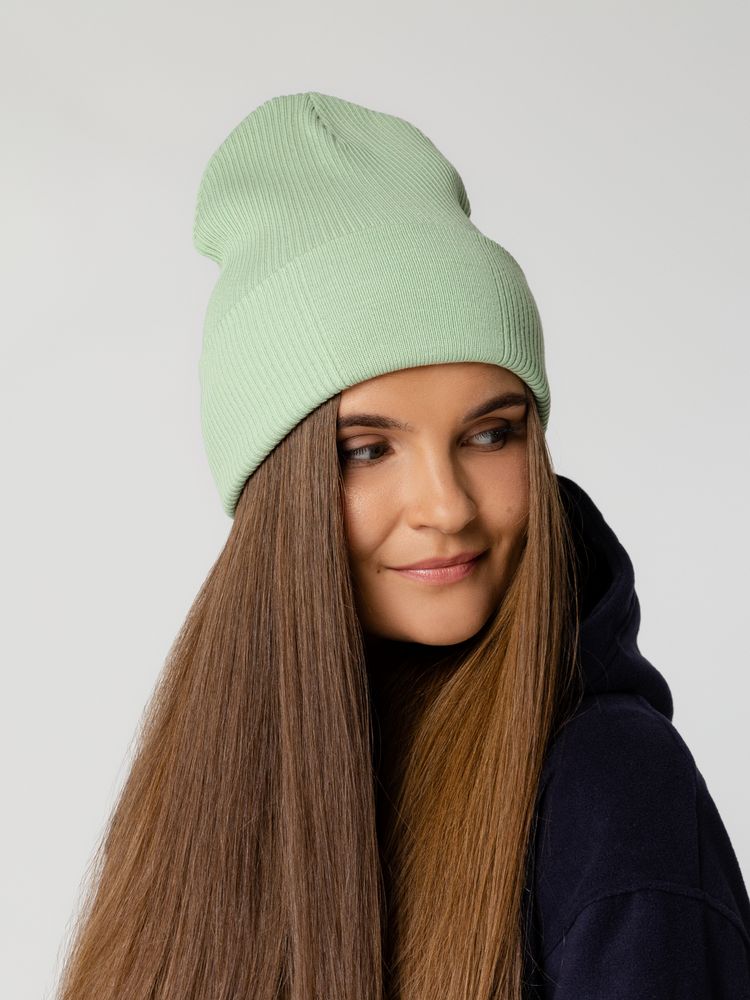 Шапка Real Rib, зеленая (мятная) / Миниатюра WWW (1000)