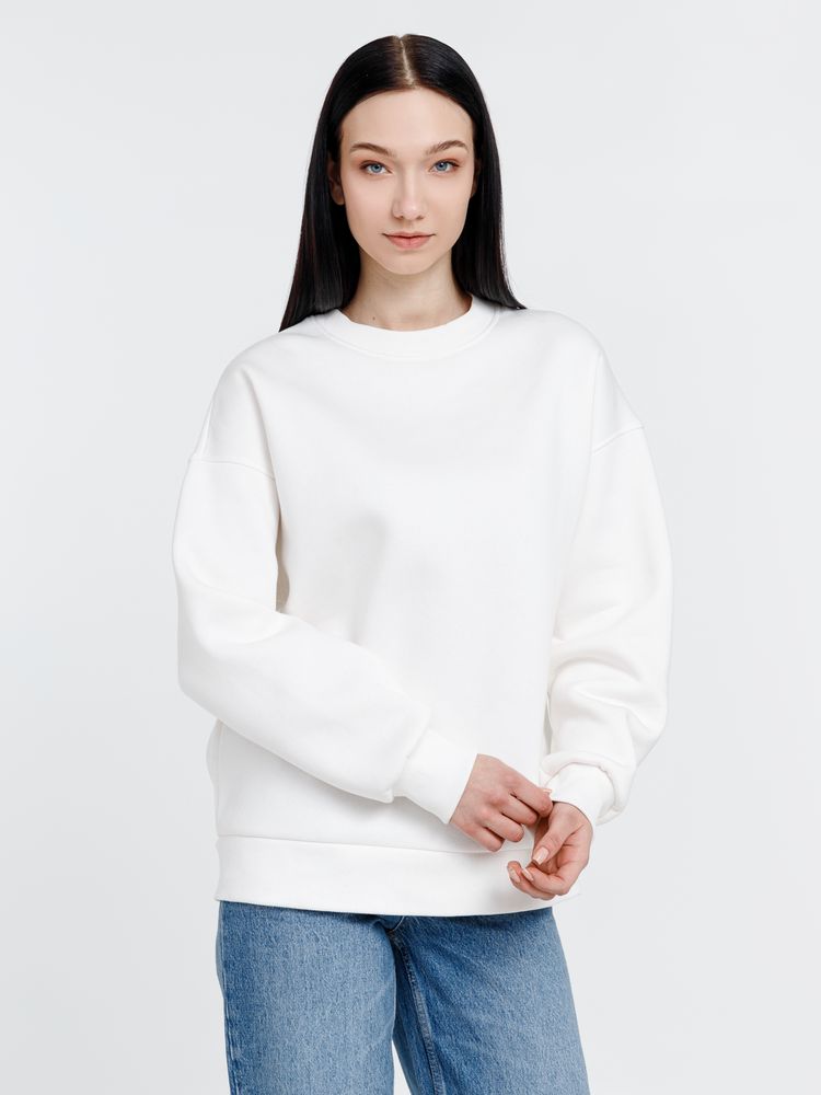 Свитшот оверсайз унисекс True Self, молочно-белый / Миниатюра WWW (1000)