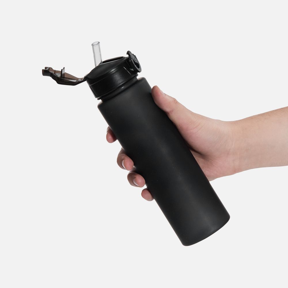 Набор спортивных бутылок Aquapack, черный / Миниатюра WWW (1000)