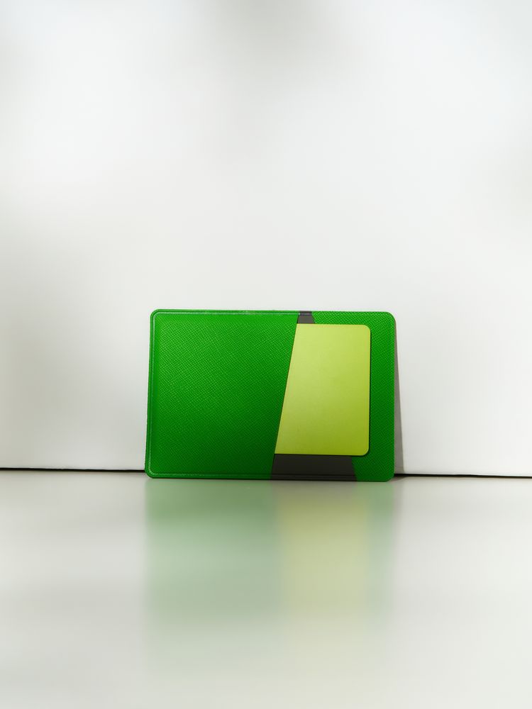 Картхолдер Dual, серо-зеленый / Миниатюра WWW (1000)