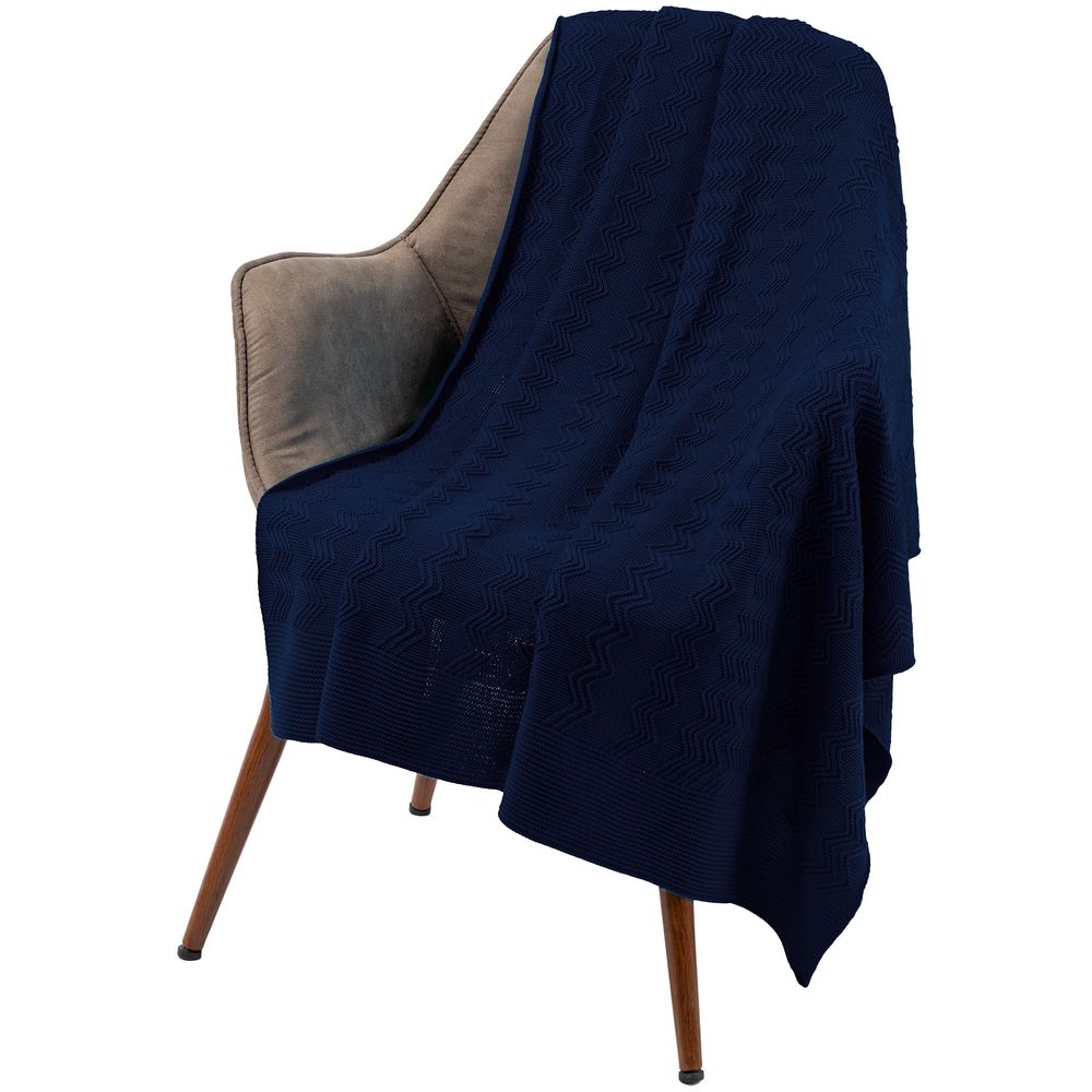 Плед Marea, темно-синий (сапфир) / Миниатюра WWW (1000)