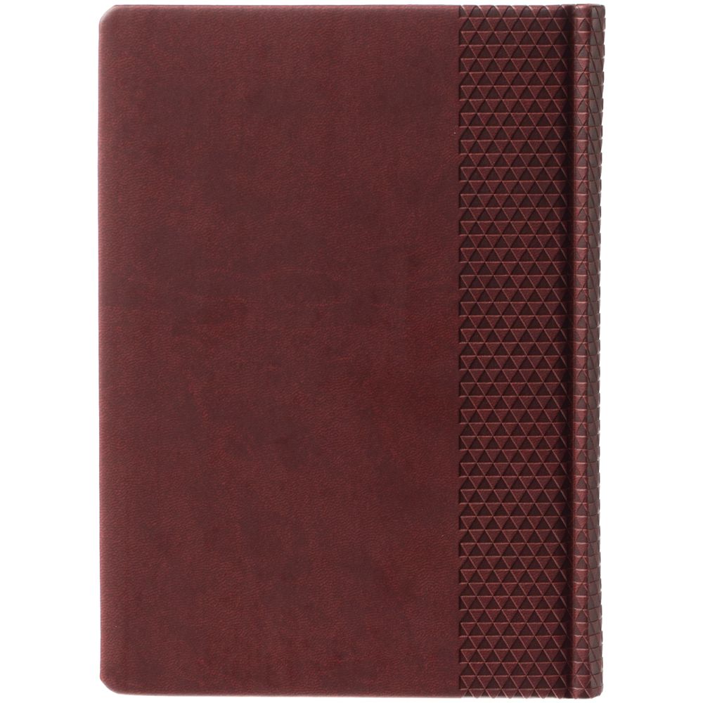 Ежедневник Brand, недатированный, бордовый / Миниатюра WWW (1000)