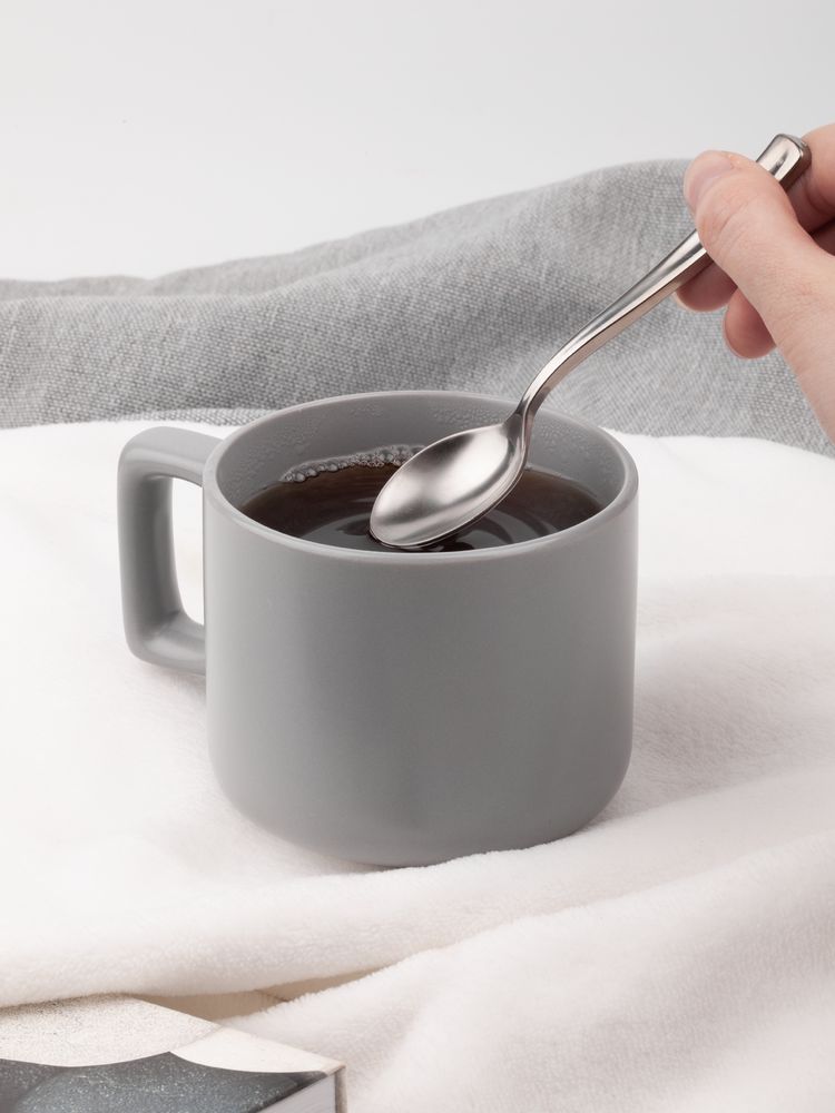 Чашка Jumbo в коробке матовая, светло-серая / Миниатюра имиджевого (1000)