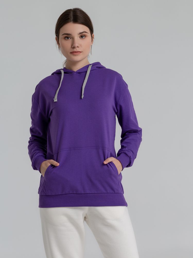 Толстовка с капюшоном Unit Kirenga, фиолетовая / Миниатюра WWW (1000)