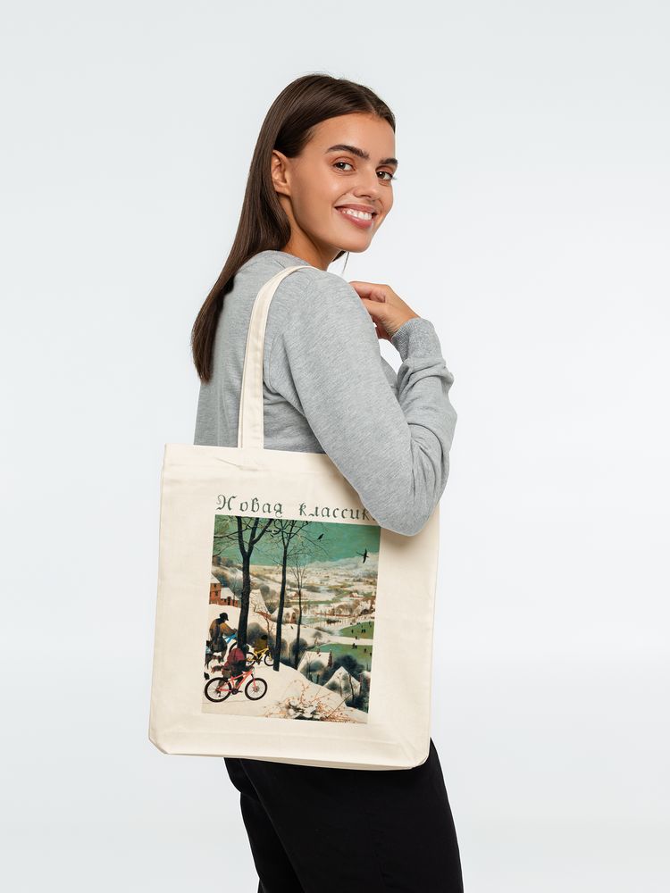 Холщовая сумка «Новая классика. Велосезон XVI», неокрашенная / Миниатюра WWW (1000)