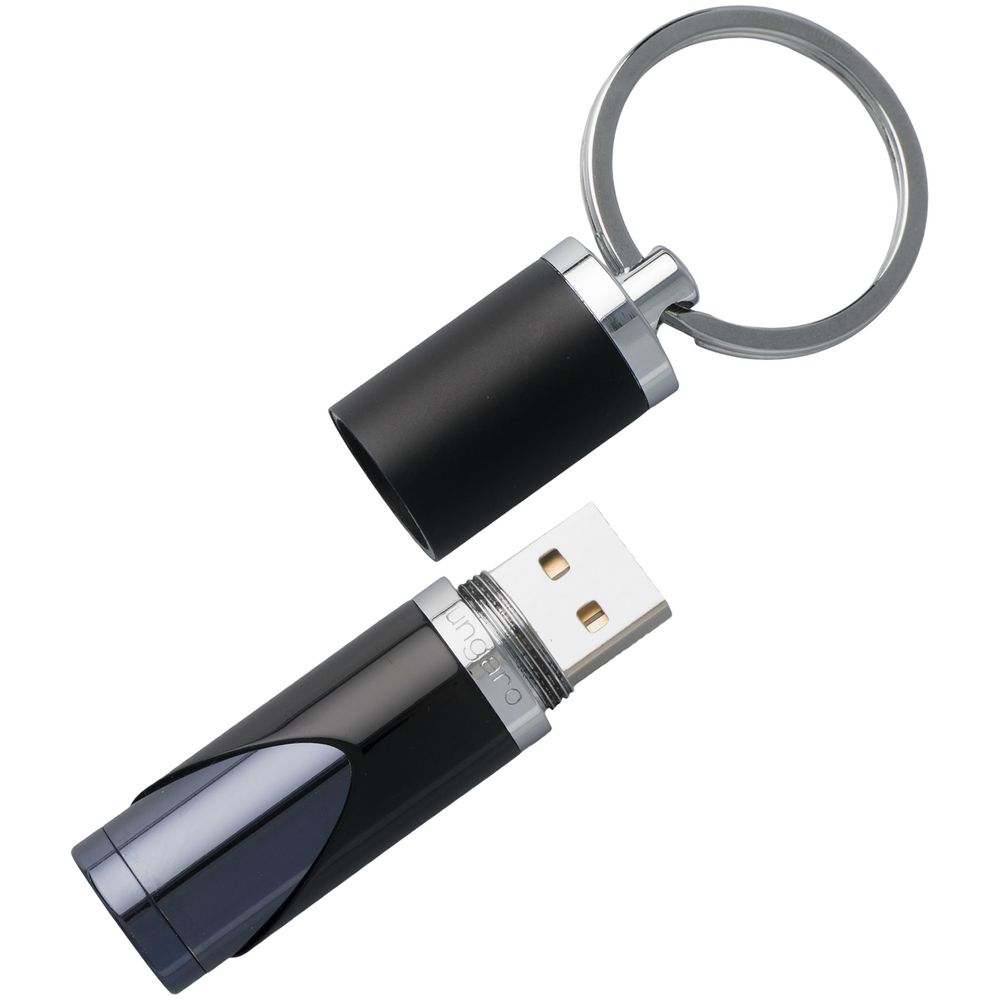 Набор Lapo: папка с блокнотом А4, роллер и флешка 16 Гб, черный / Миниатюра WWW (1000)