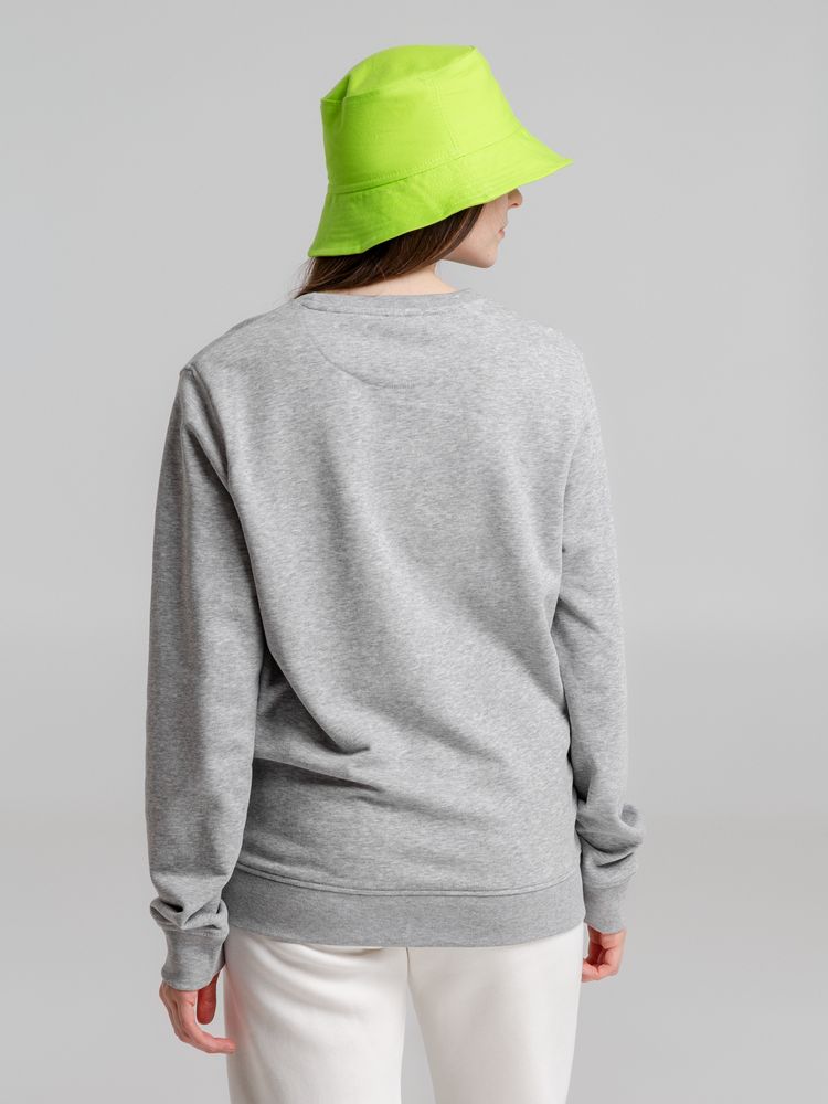 Свитшот унисекс BNC Organic, серый меланж / Миниатюра WWW (1000)