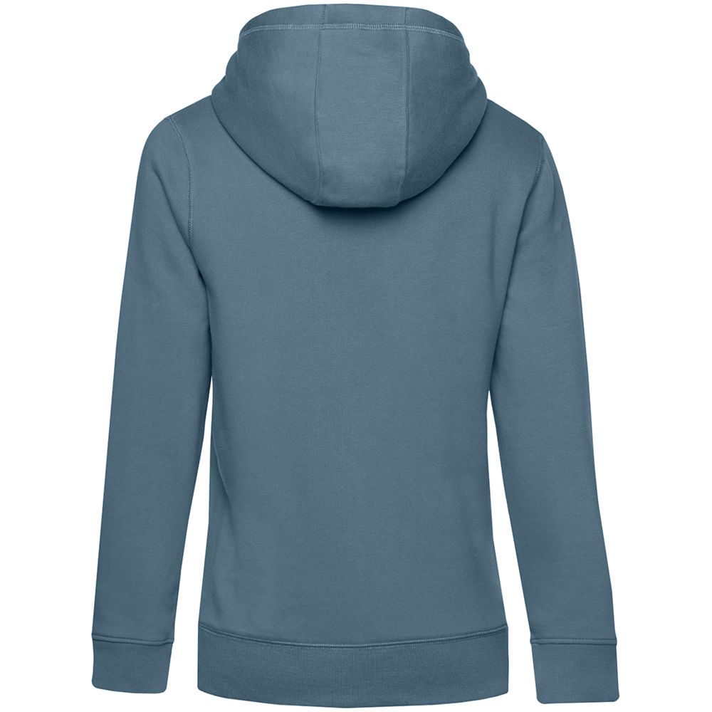 Толстовка с капюшоном женская Queen, серо-синяя / Миниатюра WWW (1000)