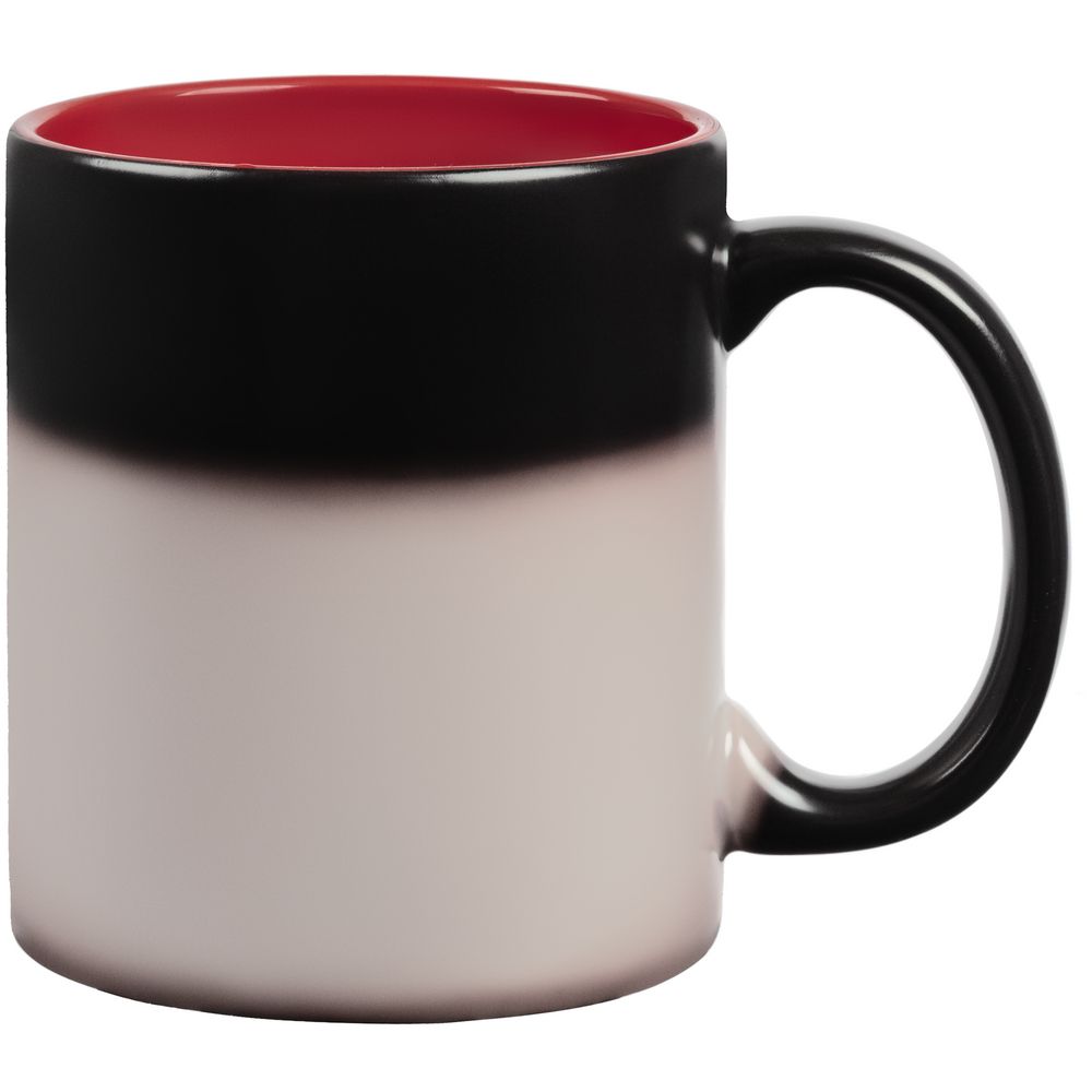 Кружка-хамелеон On Display, матовая, красно-черная / Миниатюра WWW (1000)