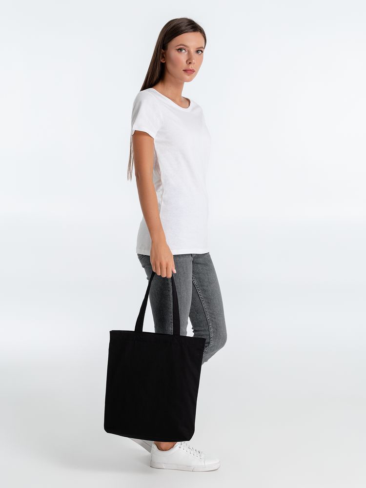 Холщовая сумка Avoska, черная / Миниатюра WWW (1000)