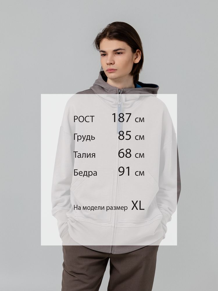 Толстовка унисекс Kosmos 1.0, серая / Миниатюра WWW (1000)