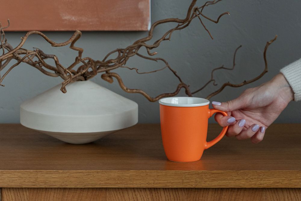 Кружка Doppel, оранжевая / Миниатюра WWW (1000)