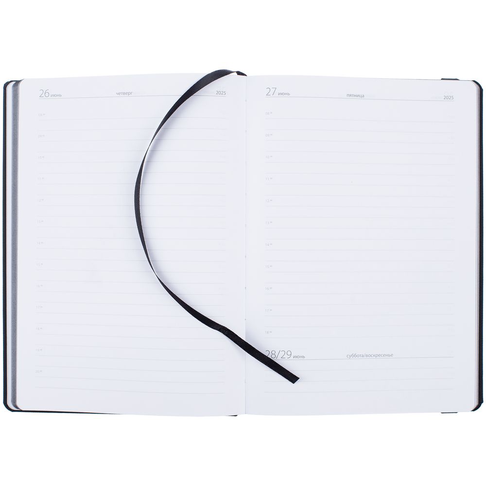 Ежедневник Must, датированный, черный / Миниатюра WWW (1000)