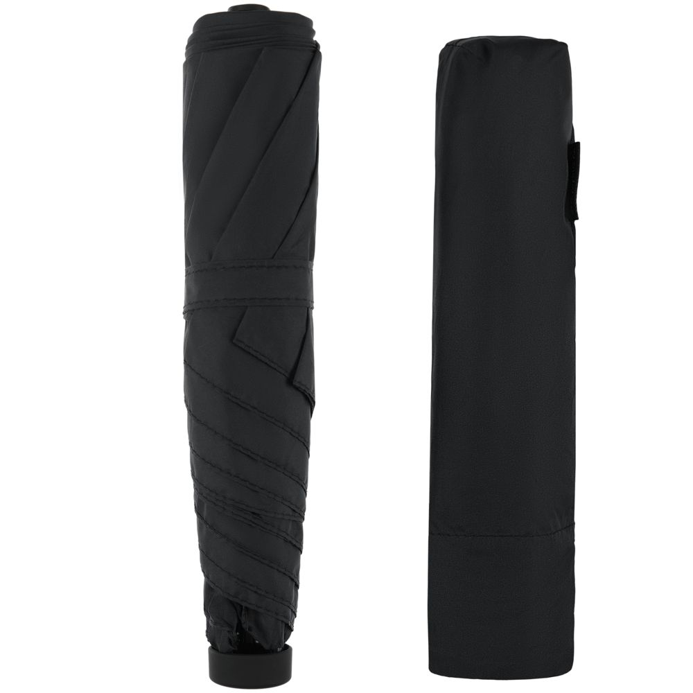 Зонт складной Zero Large, черный / Миниатюра WWW (1000)