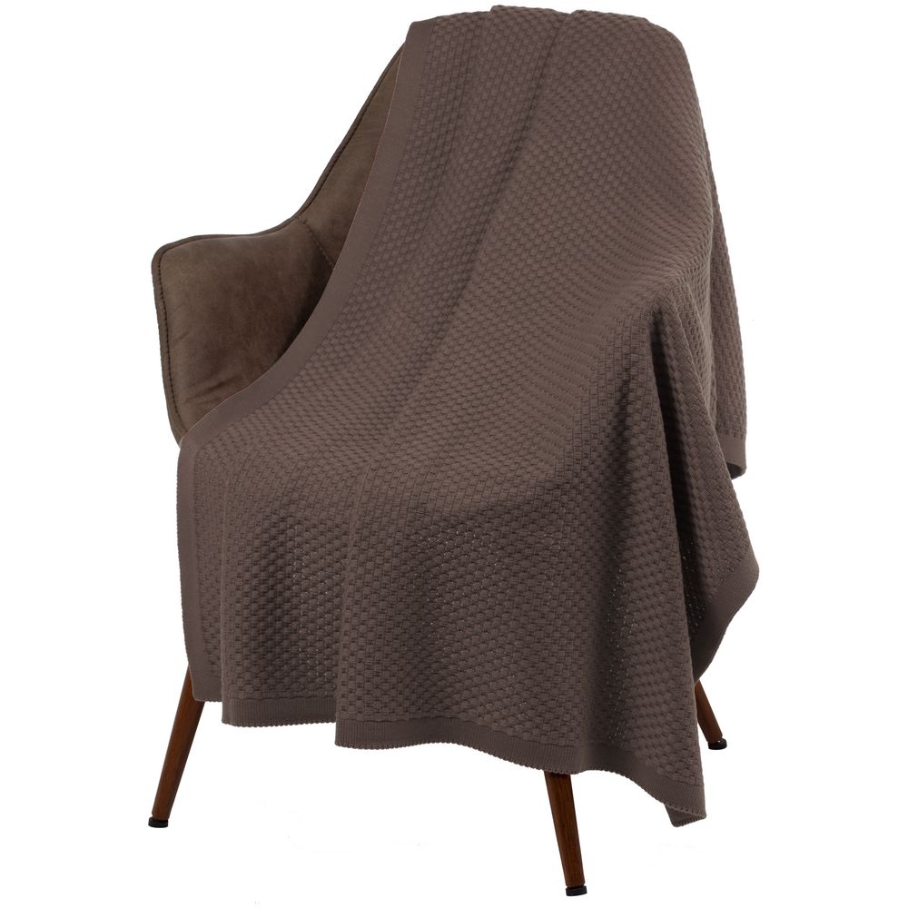 Плед Sheerness, коричневый (какао) / Миниатюра WWW (1000)