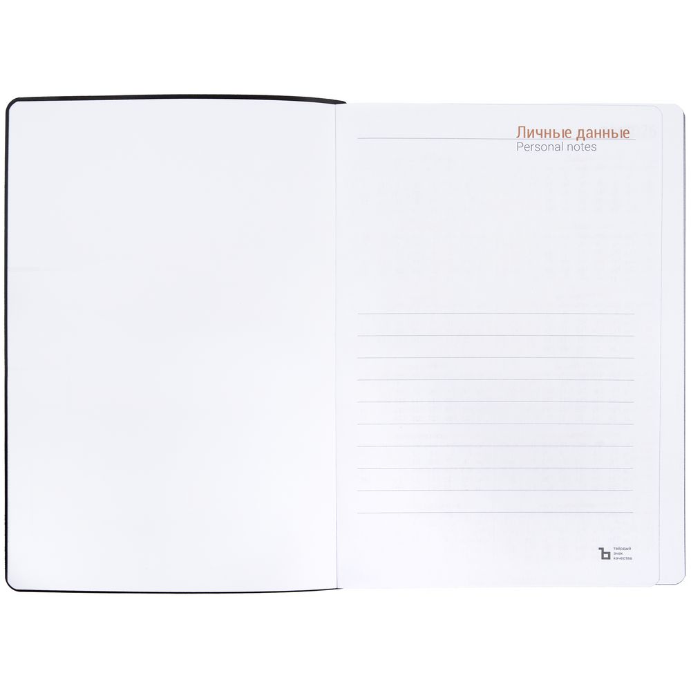 Ежедневник Flexpen Color, датированный, черный / Миниатюра WWW (1000)