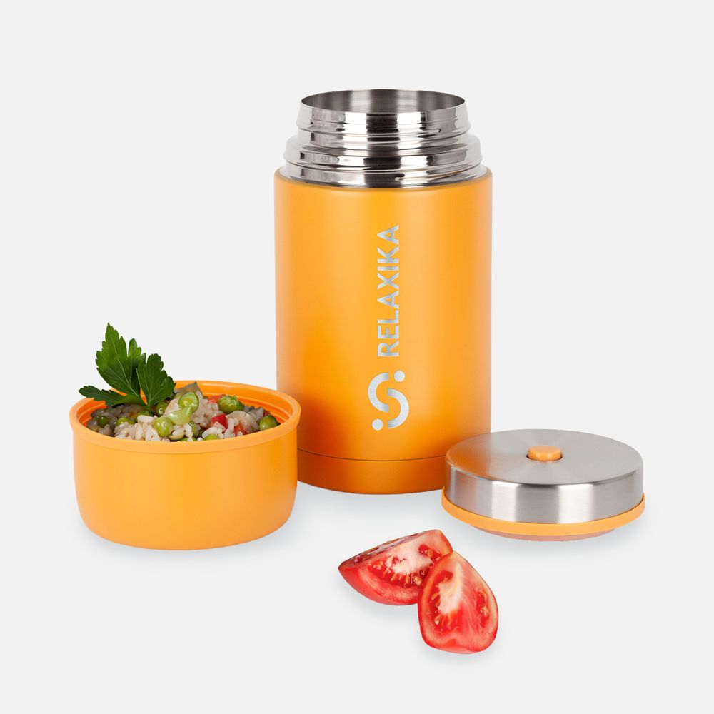 Термос для еды Relaxika 1000, желтый / Миниатюра WWW (1000)