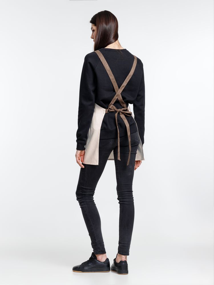 Фартук Settle In, светло-бежевый (молочный) / Миниатюра модельного (1000)