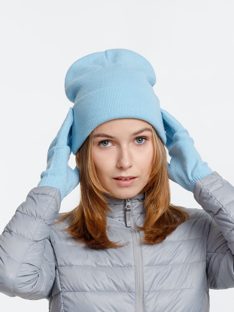 Шапка Urban Flow, голубой меланж / Миниатюра WWW (1000)