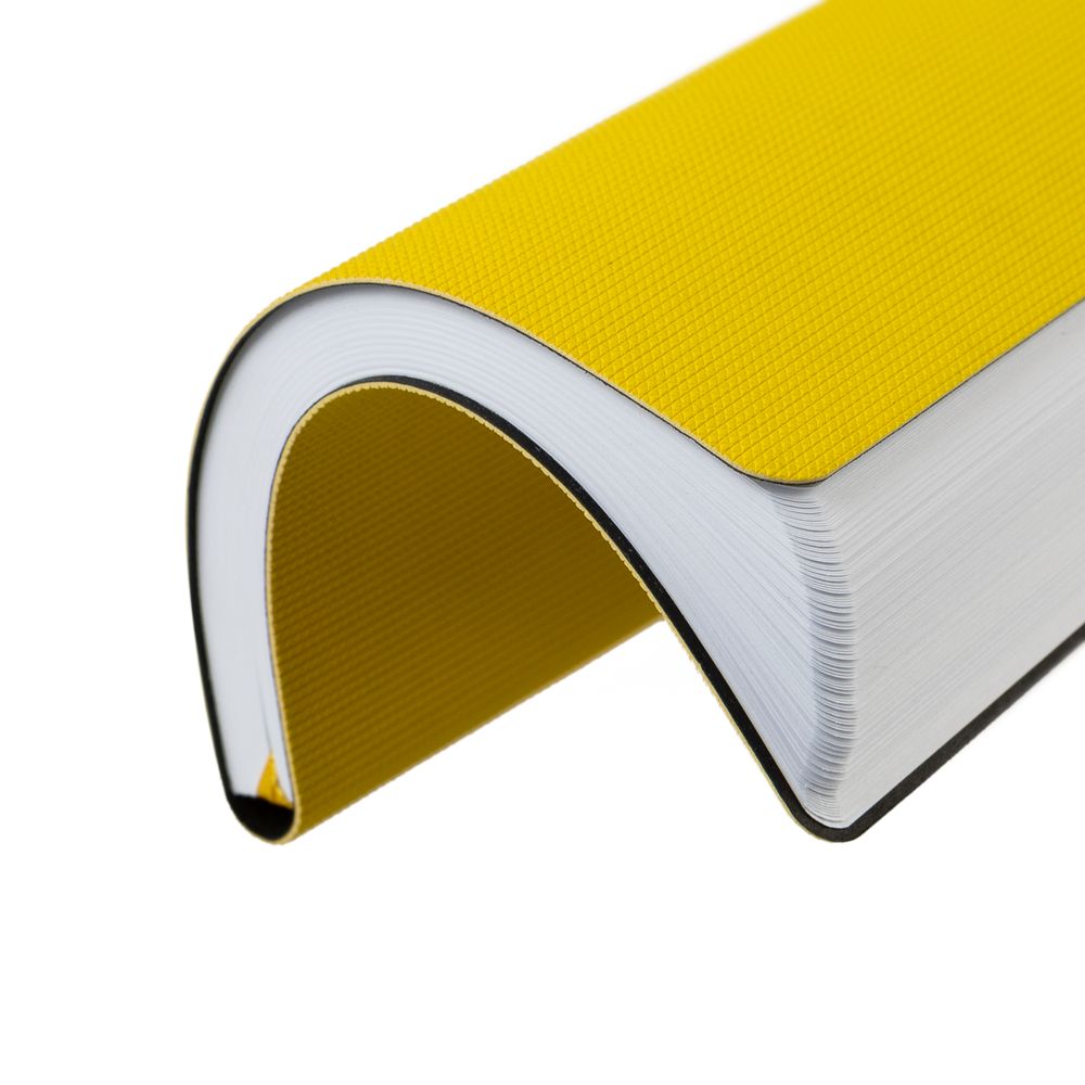 Ежедневник Knit, недатированный, желтый / Миниатюра WWW (1000)