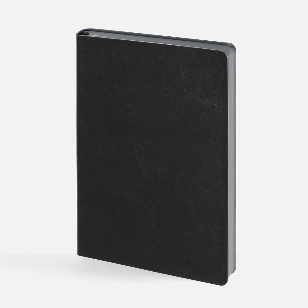 Ежедневник Doppio, недатированный, черный с серым / Миниатюра WWW (1000)