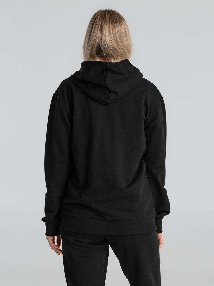 Толстовка на молнии с капюшоном Unit Siverga, черная / Миниатюра WWW (1000)