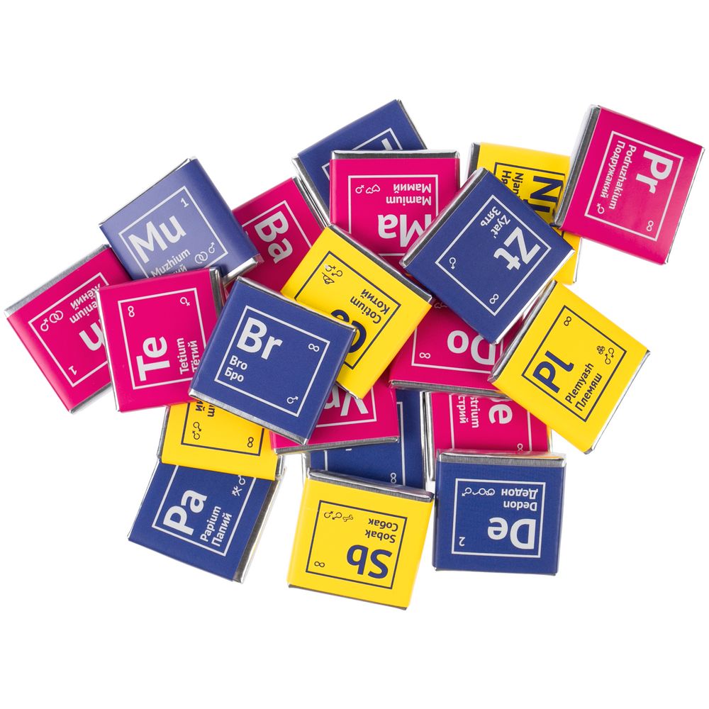 Набор шоколада «Родственные элементы» / Миниатюра WWW (1000)