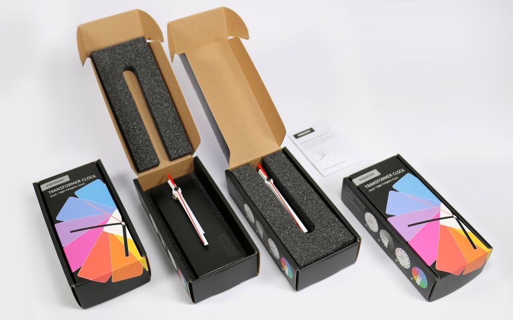 Часы настенные Transformer Clock. Black & Black / Миниатюра WWW (1000)