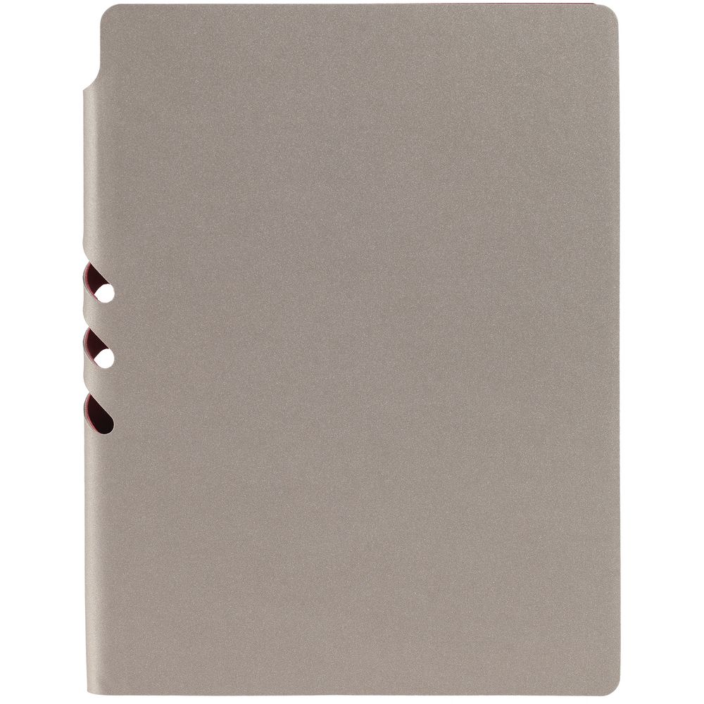 Ежедневник Flexpen, недатированный, серебристо-бордовый / Миниатюра WWW (1000)