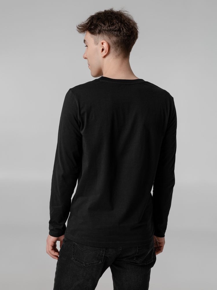 Футболка с длинным рукавом Lehta, черная / Миниатюра WWW (1000)