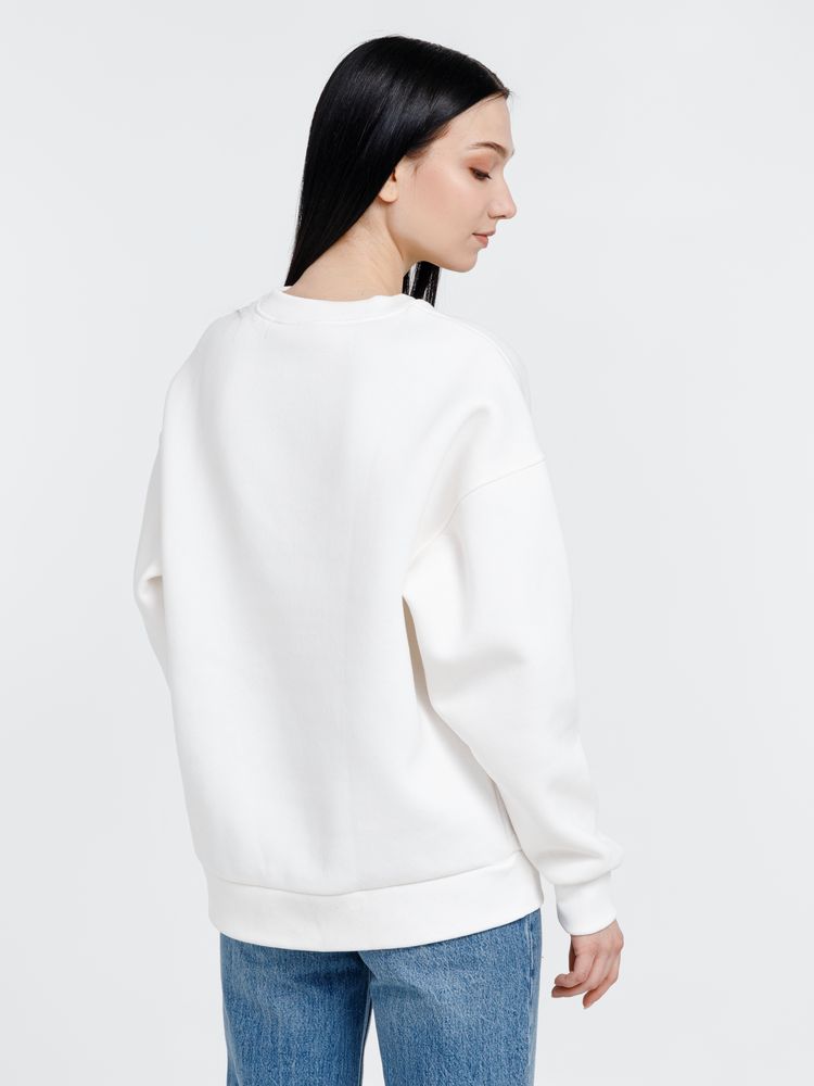 Свитшот оверсайз унисекс True Self, молочно-белый / Миниатюра WWW (1000)