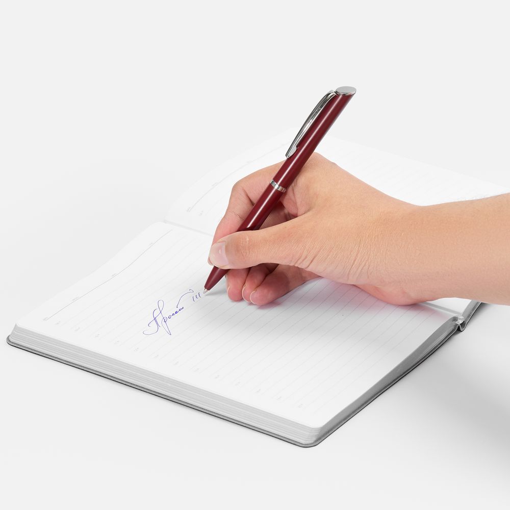 Ручка шариковая Ringa, красная / Миниатюра WWW (1000)