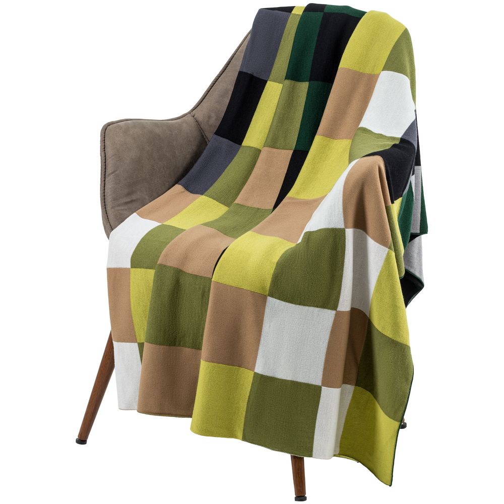 Плед Farbe, зеленый / Миниатюра WWW (1000)