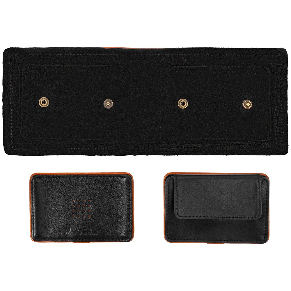 Кошелек Partinico, черный с оранжевым / Миниатюра WWW (1000)